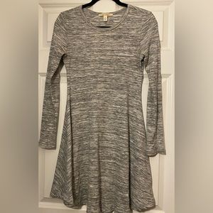Gray heather skater dress